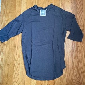 Jungmaven Organic Cotton Baseball Tee - Charcoal